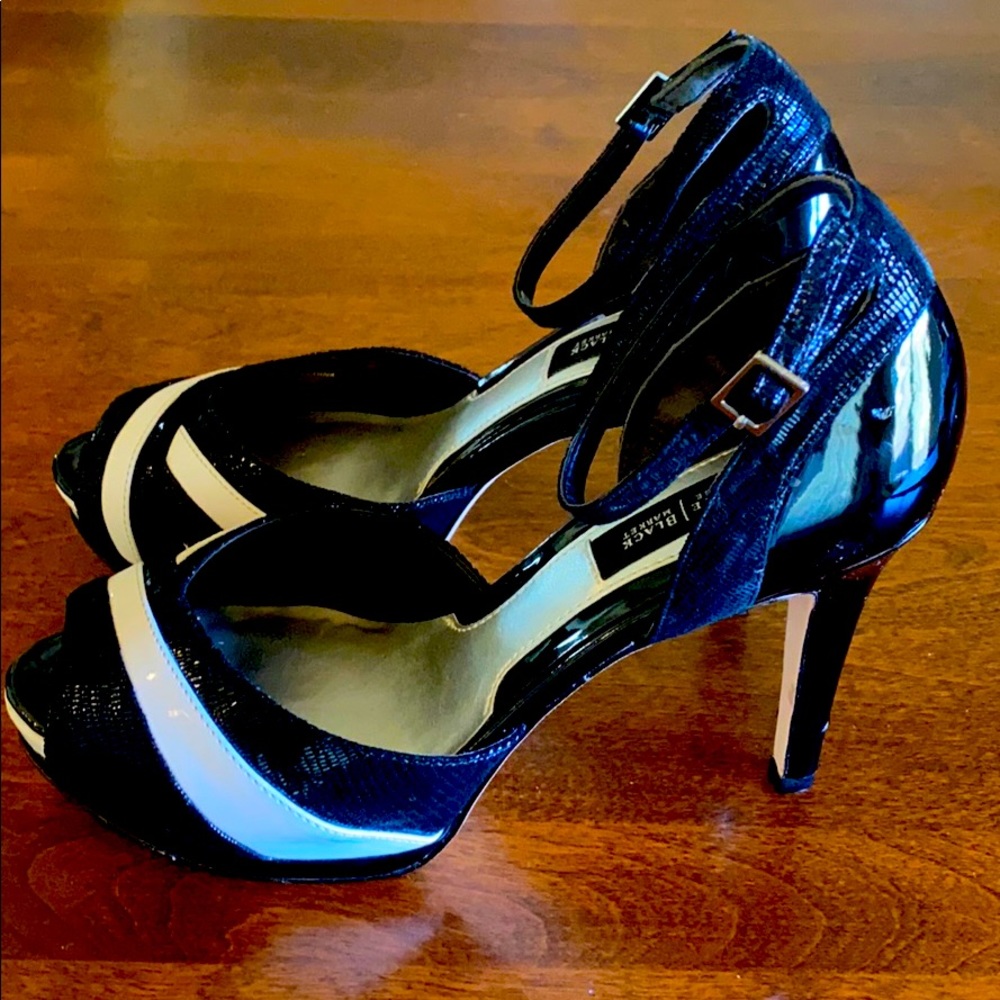 White House Black Market open toe heels.